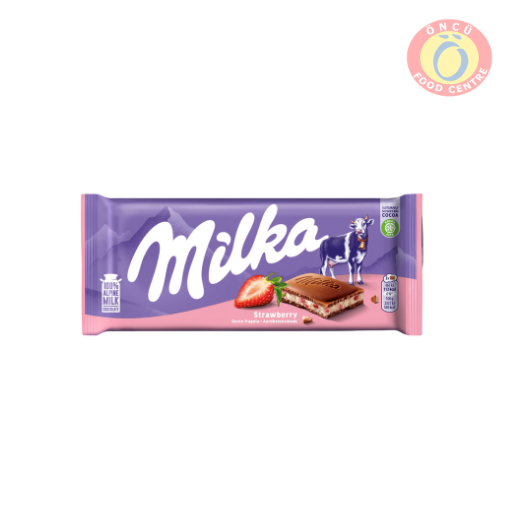 Picture of Milka Strawberry 100g