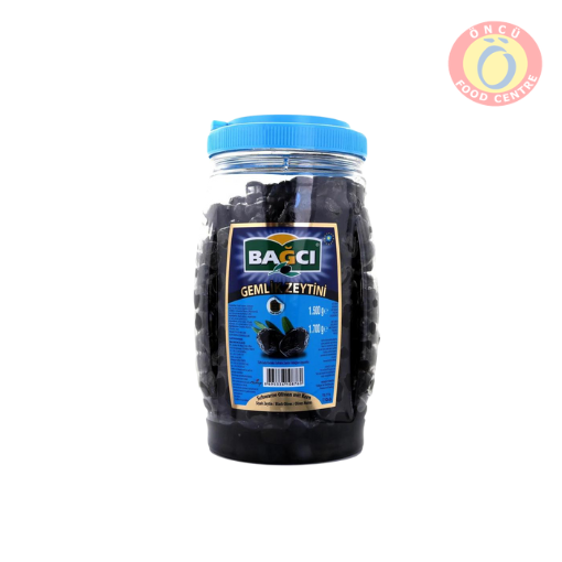 Picture of Bagci Gemlik Black Olive Blue Bottle 1.5 Kg