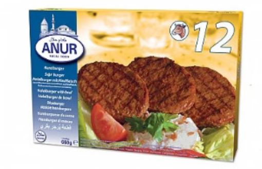 Picture of Anur Beef Burger 12 Pcs (Halal)