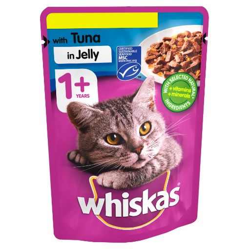 Picture of WHISKAS TUNA IN JELLI 100G