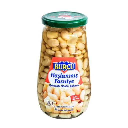 Picture of Burcu Boiled White Beans 600g in Jar