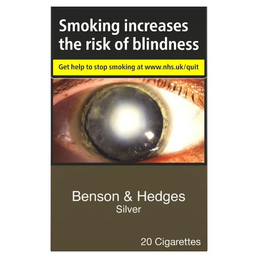 Picture of Benson & Hedges Silver 20 Cigarettes