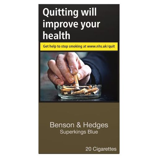 Picture of Benson & Hedges Superkings Blue 20 Cigarettes