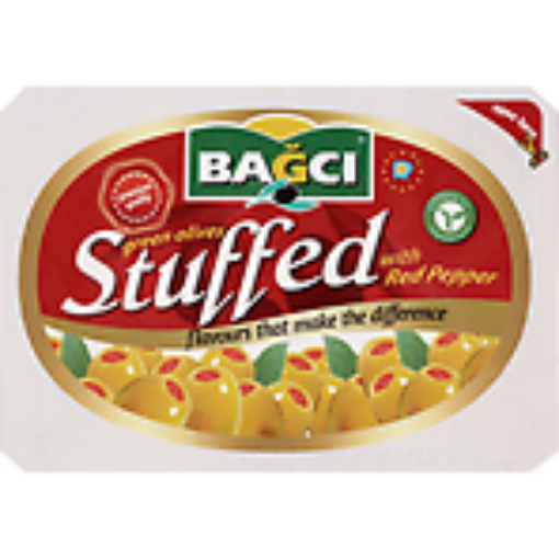 Picture of Bagci Green Olives Stuffed (200g)