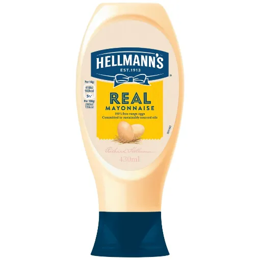 Picture of Hellmanns Real Mayonnaise (430ml)