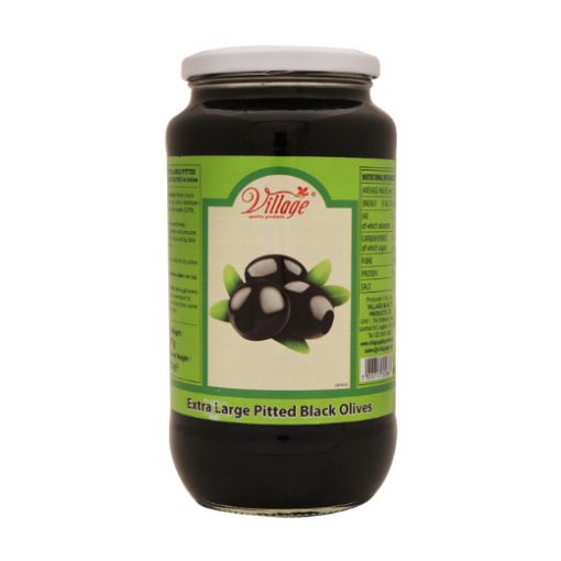 Picture of Villeage Pitted Black Olives (690g)