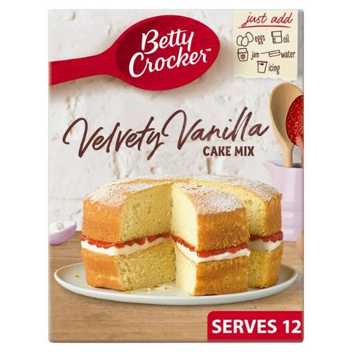 Picture of BETTY CROCKER  VELVETY VANILLA CAKE MIX 425G