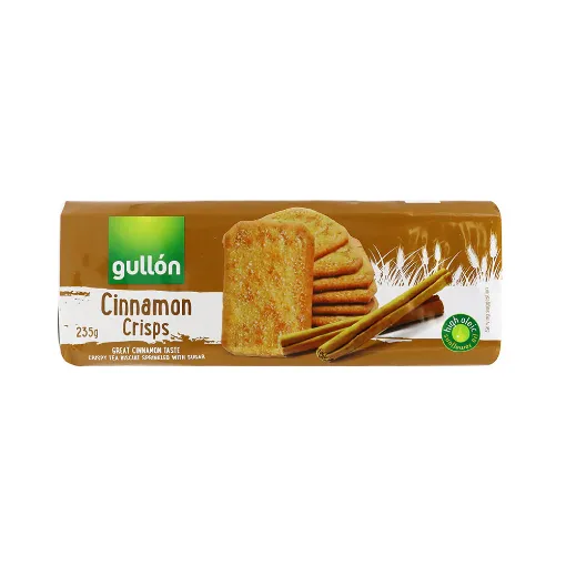 Picture of Gullon Cinnamon Crisps Biscuits Sugar Free  (235g)