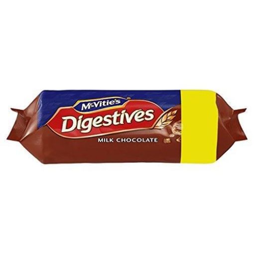 Picture of mcvities digestives milk chocolate  biscuits  266g